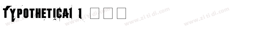 Typothetical 1字体转换